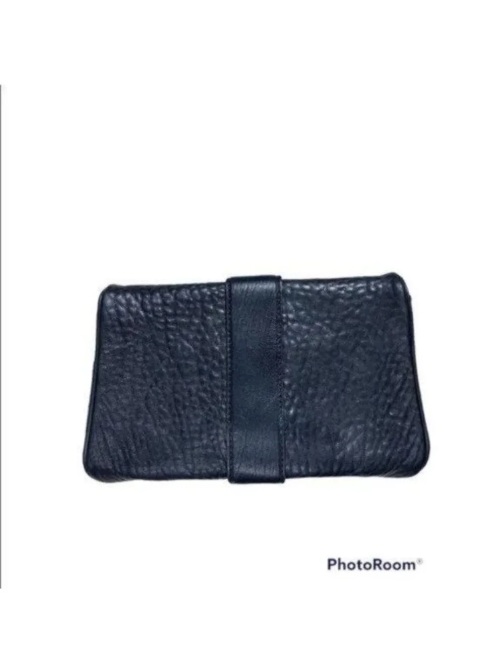 Michael Kors Leather Clutch | Black & Silver | With Dust Bag